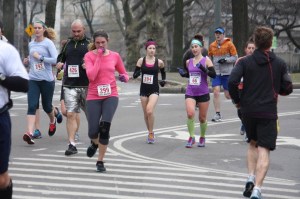 Plenty of room on the course. Photo courtesy of Erica.